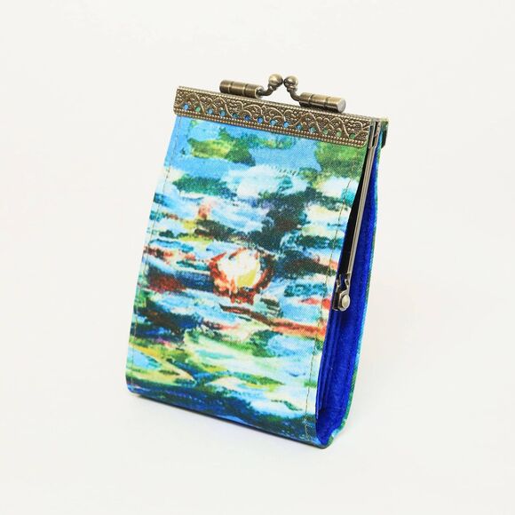 Artist Inspired RFID Card Holder | Monet's Water Lilies - Picture 1 of 1